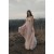 A-Line Tulle V-Neck Long Prom Dresses Formal Evening Gowns 6011018
