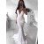 Mermaid V-Neck Long Prom Dresses Formal Evening Gowns 6011021