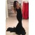 Long Black Mermaid V-Neck Prom Dresses Formal Evening Gowns 6011044