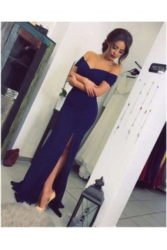 Mermaid Off-the-Shoulder Long Prom Dresses Formal Evening Gowns 6011062