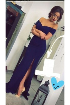 Mermaid Off-the-Shoulder Long Prom Dresses Formal Evening Gowns 6011062