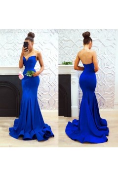 Mermaid Sweetheart Long Prom Dresses Formal Evening Gowns 6011092