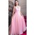 A-Line Chiffon Long Pink Prom Dresses Formal Evening Gowns 6011134