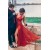 A-Line V-Neck Long Prom Dresses Formal Evening Gowns 6011139