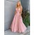 A-Line Lace Two Pieces Long Prom Dresses Formal Evening Gowns 6011140