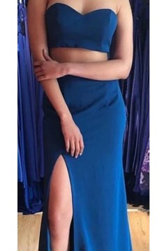 Two Pieces Sweetheart Long Prom Dresses Formal Evening Gowns 6011185