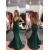 Mermaid V-Neck Long Prom Dresses Formal Evening Gowns 6011201
