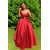 A-Line Strapless Long Prom Dresses Formal Evening Gowns 6011203