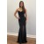 Long Black Lace Mermaid Prom Dresses Formal Evening Gowns 6011205