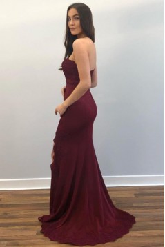 Mermaid Lace Long Prom Dresses Formal Evening Gowns 6011206