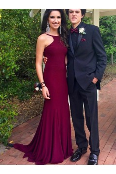 Mermaid Backless Long Prom Dresses Formal Evening Gowns 6011220