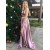 A-Line V-Neck Long Prom Dresses Formal Evening Gowns 6011295