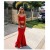Mermaid Long Red Two Pieces Prom Dresses Formal Evening Gowns 6011296