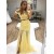 Long Yellow Lace Two Pieces Prom Dresses Formal Evening Gowns 6011333
