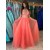 A-Line Lace V-Neck Long Prom Dresses Formal Evening Gowns 6011337