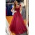 A-Line Beaded Long Prom Dresses Formal Evening Gowns 6011341