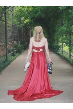 A-Line Beaded Two Pieces Long Prom Dresses Formal Evening Gowns 6011343