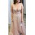 A-Line V-Neck Sequins Tulle Long Prom Dresses Formal Evening Gowns 6011346