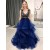 A-Line Lace Tulle Long Prom Dresses Formal Evening Gowns 6011362