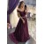 A-Line Beaded Off-the-Shoulder Long Prom Dresses Formal Evening Gowns 6011377