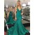 Mermaid Sequins Long Green Prom Dresses Formal Evening Gowns 6011397