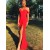 Long Red Off-the-Shoulder Prom Dresses Formal Evening Gowns 6011403
