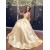 A-Line Long Yellow Satin Prom Dresses Formal Evening Gowns 6011421