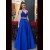A-Line Two Pieces Long Prom Dresses Formal Evening Gowns 6011444