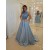 A-Line Beaded Lace Long Prom Dresses Formal Evening Gowns 6011452