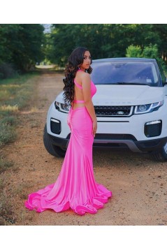 Mermaid V-Neck Long Prom Dresses Formal Evening Gowns 6011476