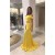 Long Yellow Mermaid Two Pieces Prom Dresses Formal Evening Gowns 6011477