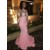 Mermaid Lace Long Sleeves Pink Prom Dresses Formal Evening Gowns 6011491