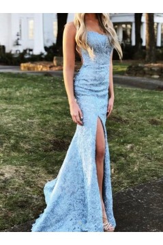 Mermaid Lace Long Prom Dresses Formal Evening Gowns 6011515