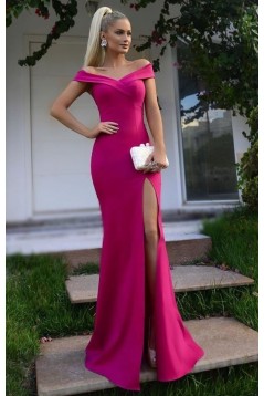 Mermaid Off-the-Shoulder Long Prom Dresses Formal Evening Gowns 6011518