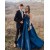A-Line Strapless Beaded Long Prom Dresses Formal Evening Gowns 6011562