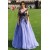 A-Line Lace Tulle Long Prom Dresses Formal Evening Gowns 6011609