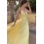 A-Line Beaded Lace Long Yellow Prom Dresses Formal Evening Gowns 6011620