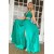 A-Line Two Pieces Long Green Prom Dresses Formal Evening Gowns 6011621