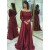 A-Line Off-the-Shoulder Lace Long Prom Dresses Formal Evening Gowns 601816