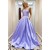 A-Line Spaghetti Straps Long Prom Dresses Formal Evening Gowns 601818