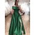 A-Line Off-the-Shoulder Long Prom Dresses Formal Evening Gowns With Pockets 601826