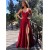 A-Line V-Neck Long Prom Dresses Formal Evening Gowns 601883