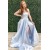A-Line Strapless Long Prom Dresses Formal Evening Gowns 601929