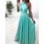 A-Line Long Chiffon One Shoulder Prom Dresses Formal Evening Gowns 601932