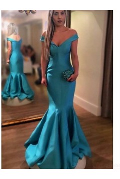 Mermaid Off-the-Shoulder Long Prom Dresses Formal Evening Gowns 601947