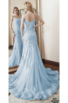 Mermaid Sweetheart Lace Long Prom Dresses Formal Evening Gowns 601950