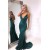 Mermaid Sequins V-Neck Long Prom Dresses Formal Evening Gowns 601986