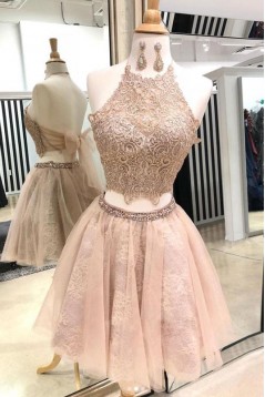 Short Lace Prom Dress Homecoming Dresses Graduation Party Dresses 701028