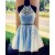 Short Beaded Lace Prom Dress Homecoming Dresses Graduation Party Dresses 701053