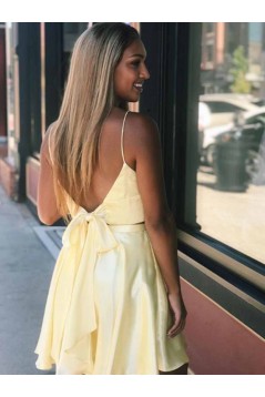 Short Red Two Pieces Prom Dress Homecoming Dresses Graduation Party Dresses 701057